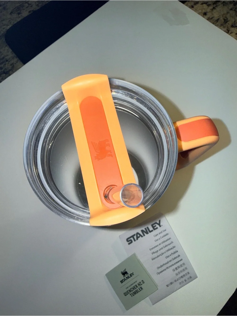 NWT Stanley H2.0 FlowState 40 oz Tumbler - Peach Bellini - NO BOX